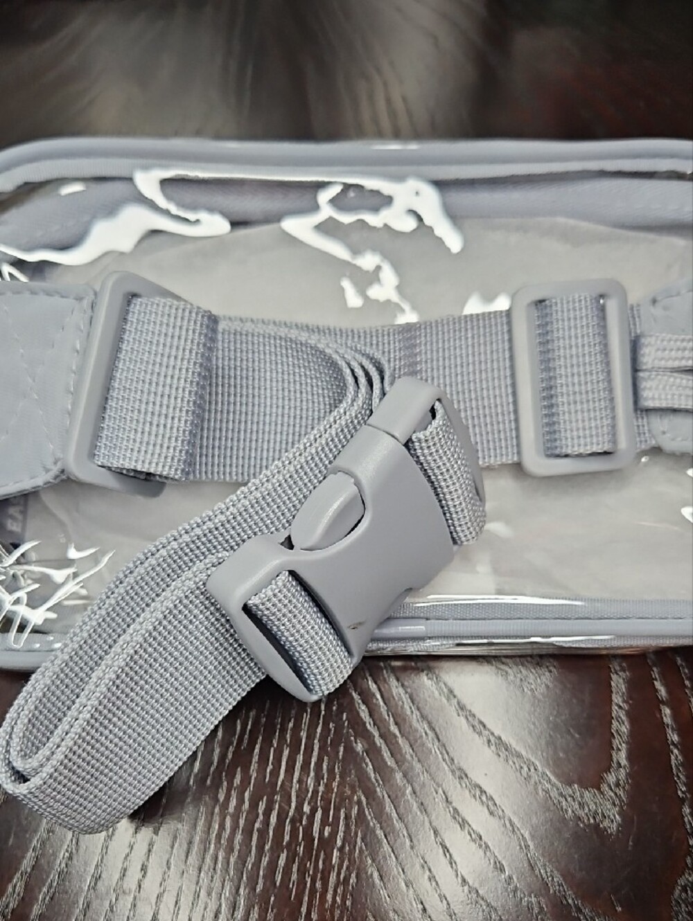 EastSports Clear Belt Bag in Light Gray NWT - Picture 5 of 9